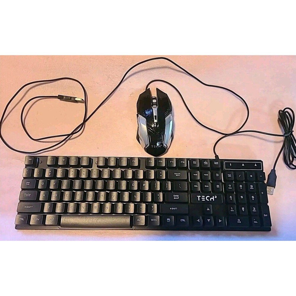 Tech2, Gaming Keyboard & Mouse, Black TGA1030KT